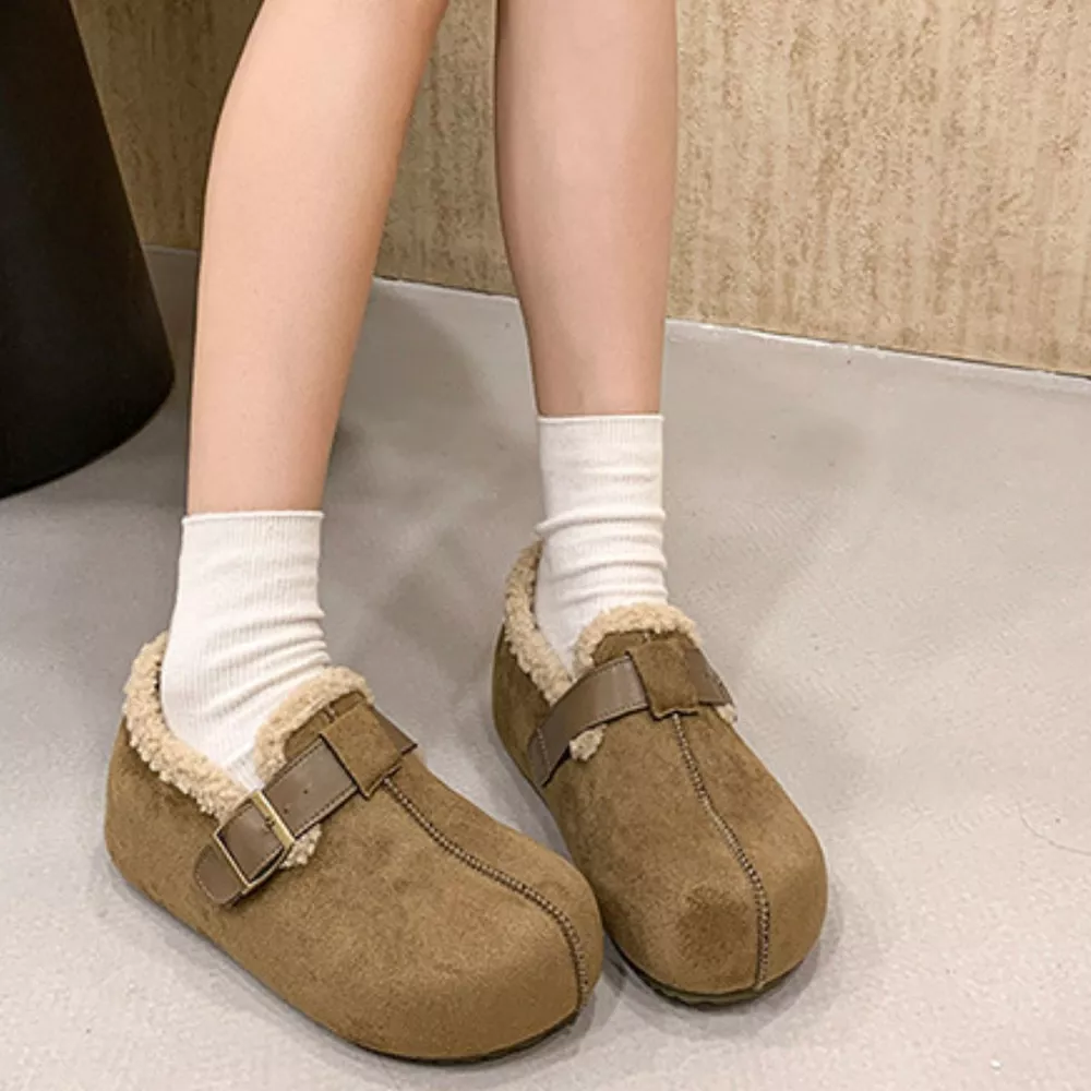 Round Toe Platform Slip-Ons, image 7
