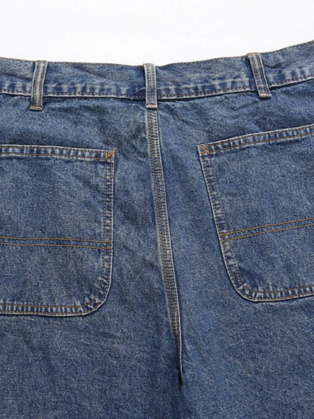 Men's Washed Denim Bermuda Shorts, image 4