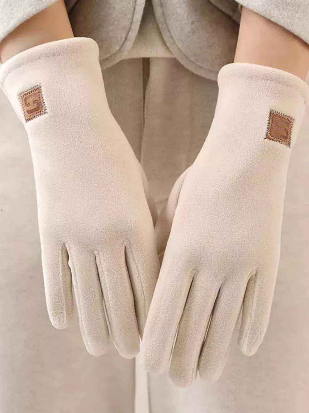 Fleece Touchscreen Gloves, image 3