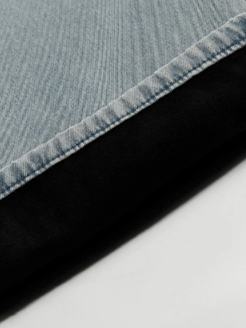 Men's Washed Wide Leg Relaxed Fit Denim Jeans, image 5