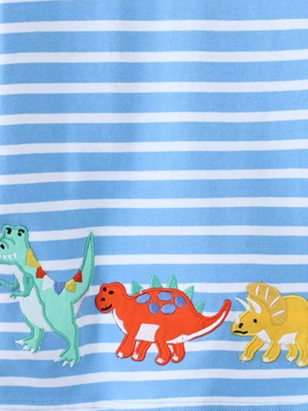 Children's Dinosaur Striped Long Sleeve T-Shirt, image 2