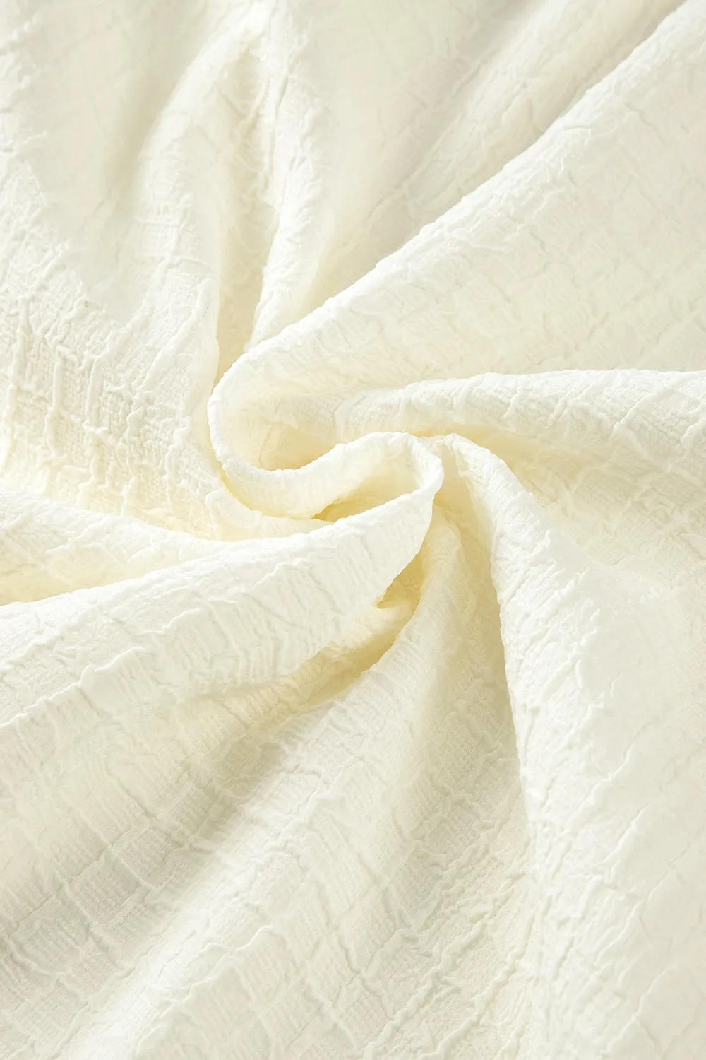 Floral Embroidered Notched Puff Sleeve Blouse, image 9
