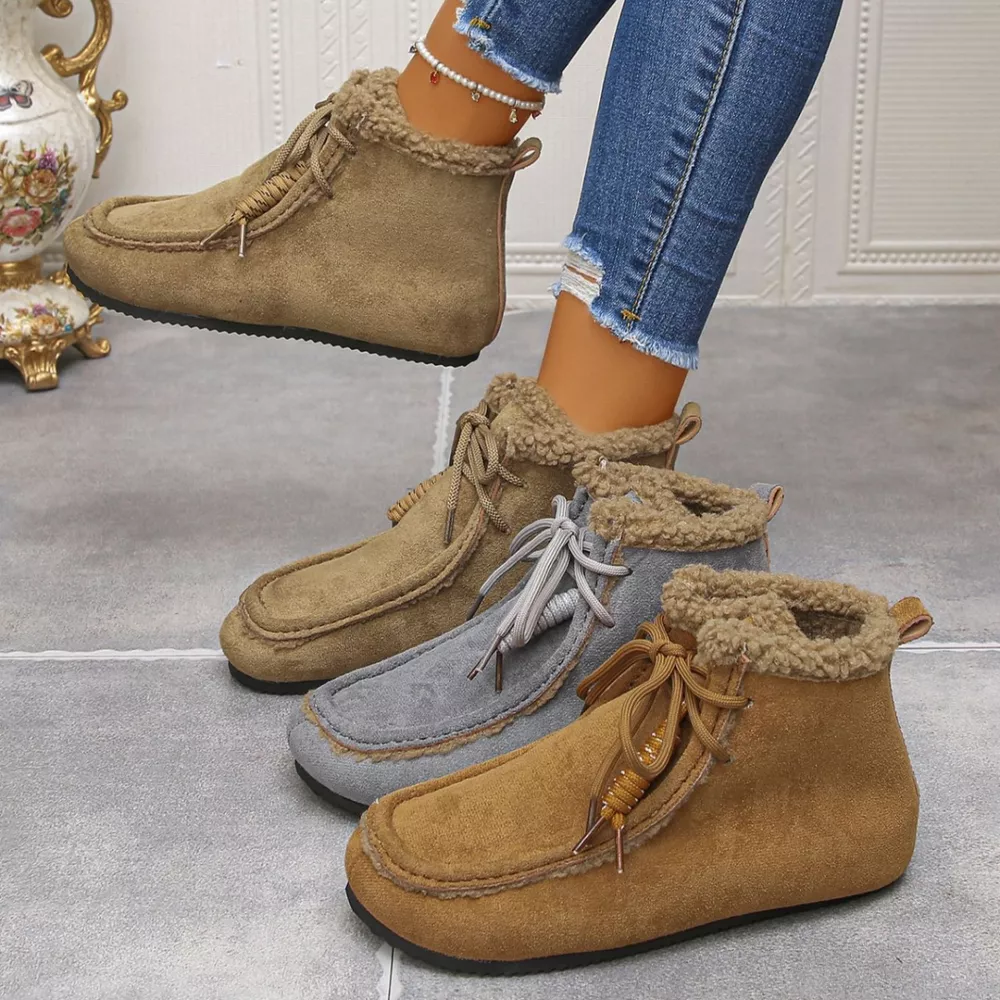Plush Lining Ankle Boots, image 2