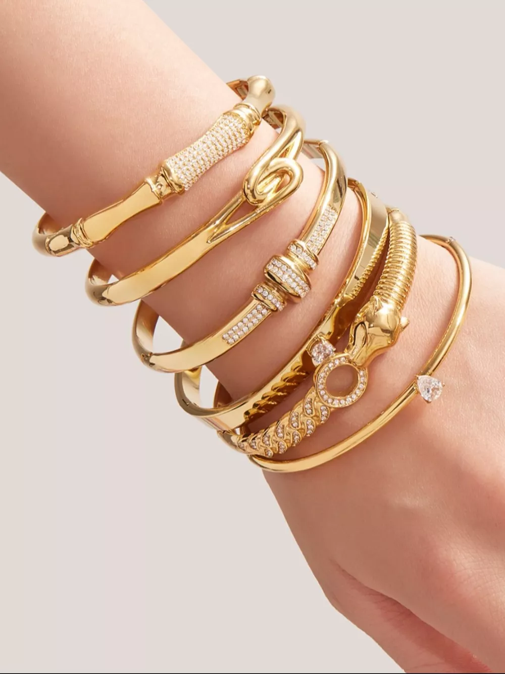 18K Gold-Plated Zircon Bracelet, image 10