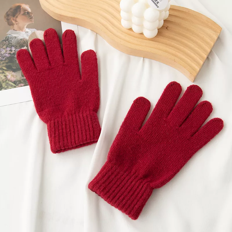Touchscreen Knit Gloves, image 4