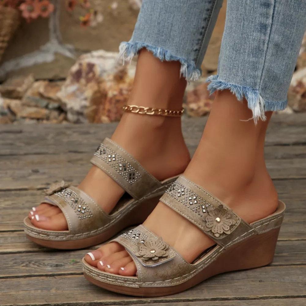 Open Toe Wedge Sandals, image 10