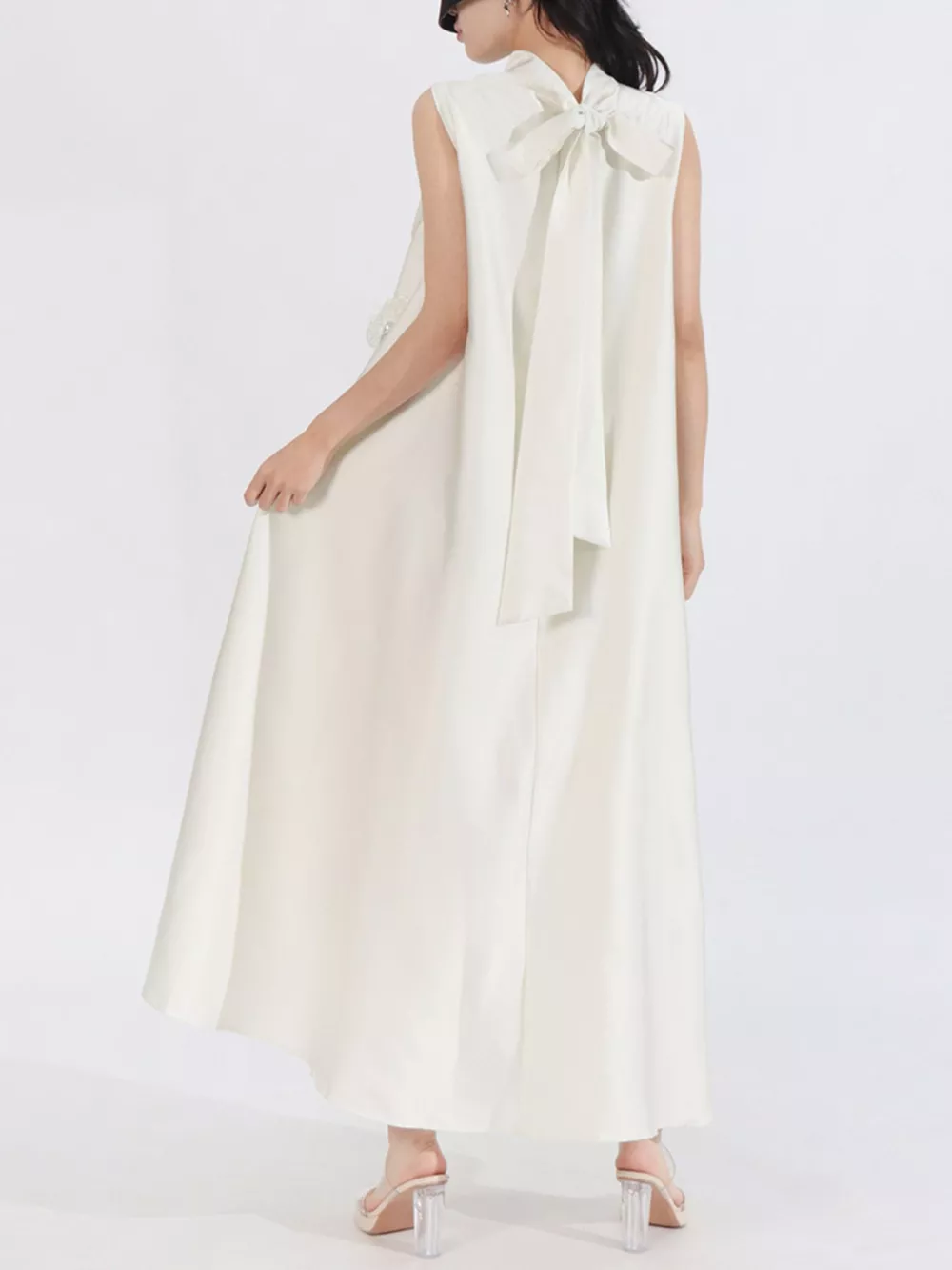 Floral Embellished Sleeveless Maxi Dress, image 8