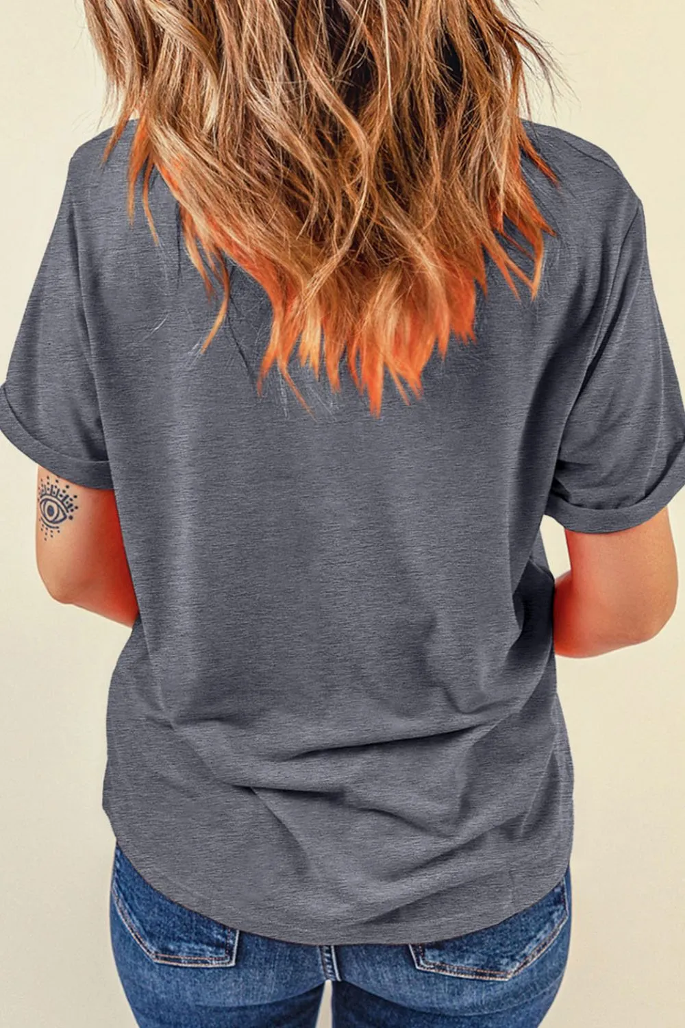 Cowgirl Boots OX Head Western Graphic Crewneck Tee, image 3