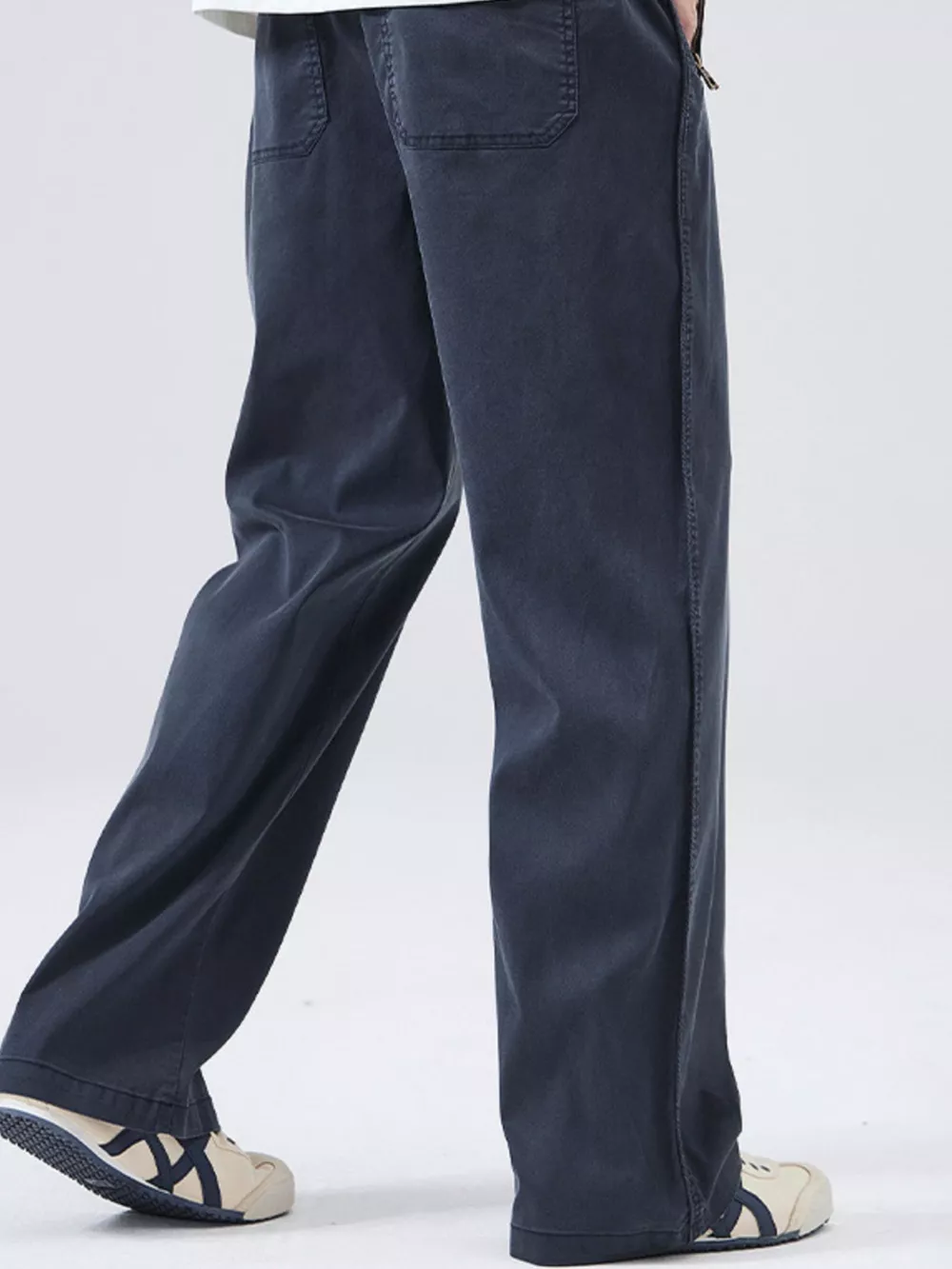 Men's Full Size Drawstring Wide Leg Pants Plus Size, image 2