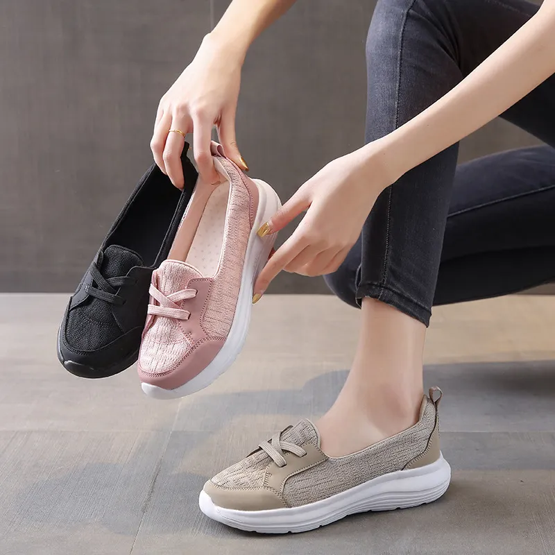 Round Toe Lace Up Sneakers, image 4