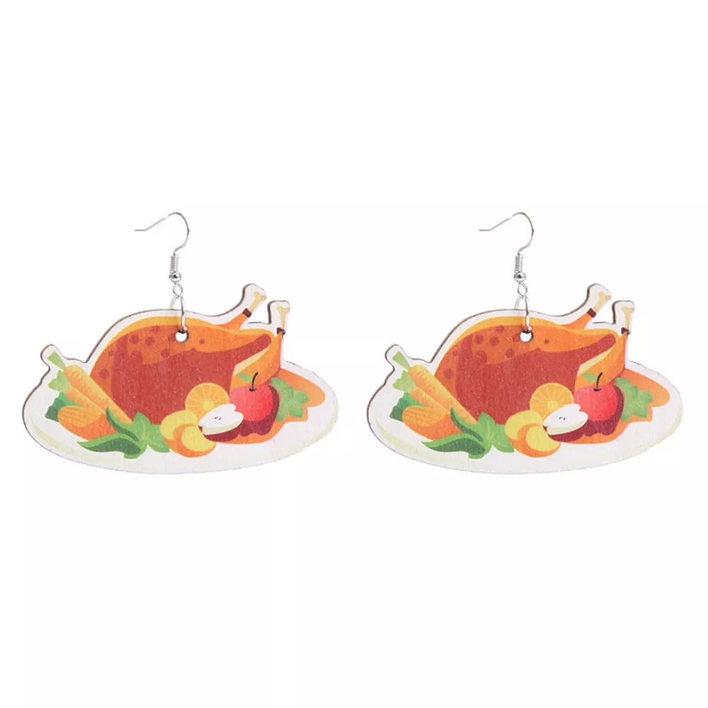 Thanksgiving Dangle Earrings, image 4