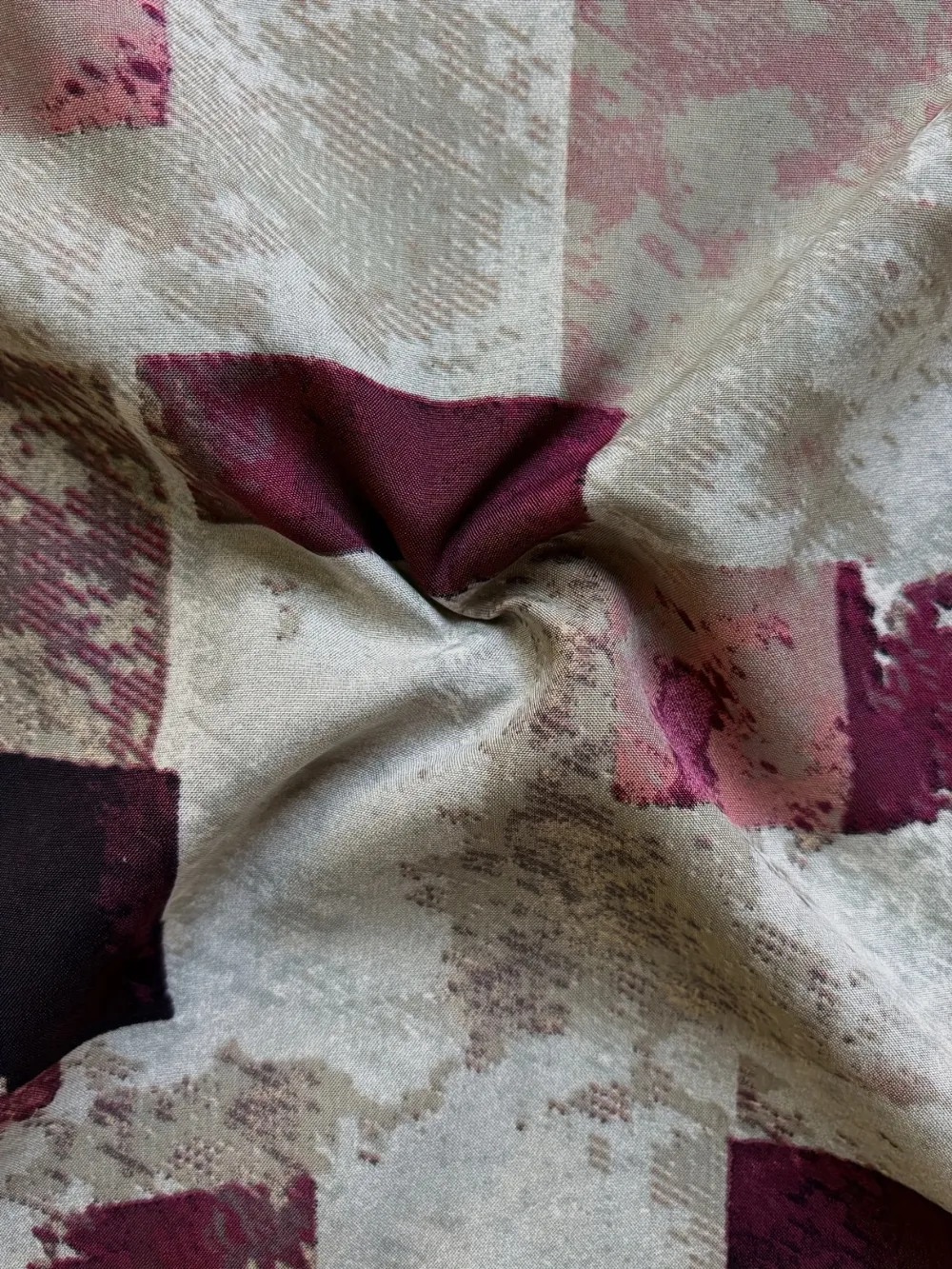 Printed Notched Short Sleeve Blouse, image 3