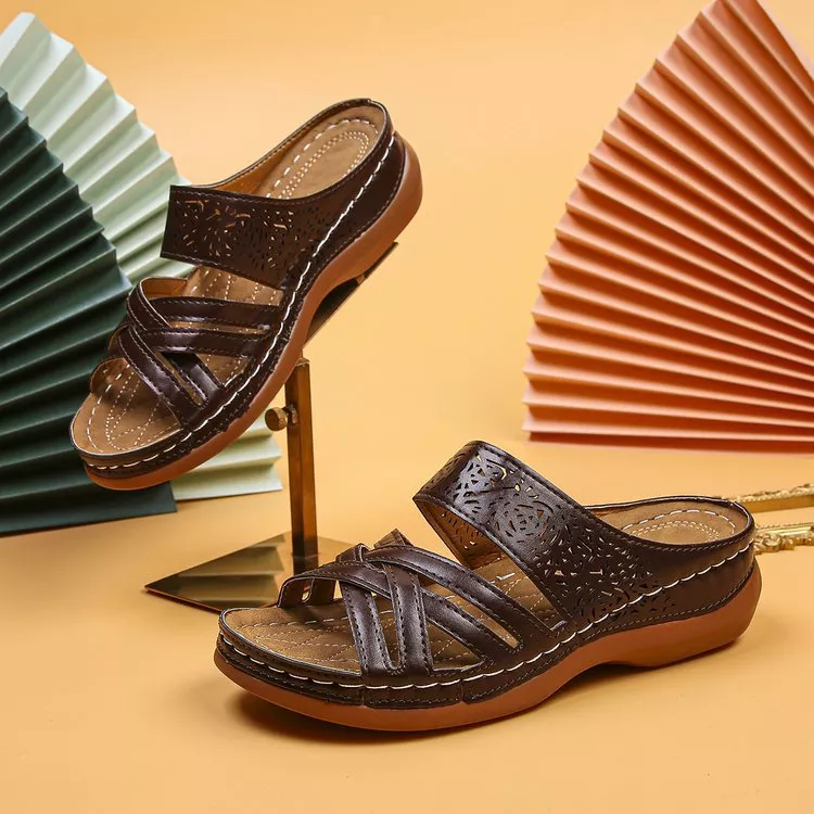 Open Toe Wedge Sandals, image 2