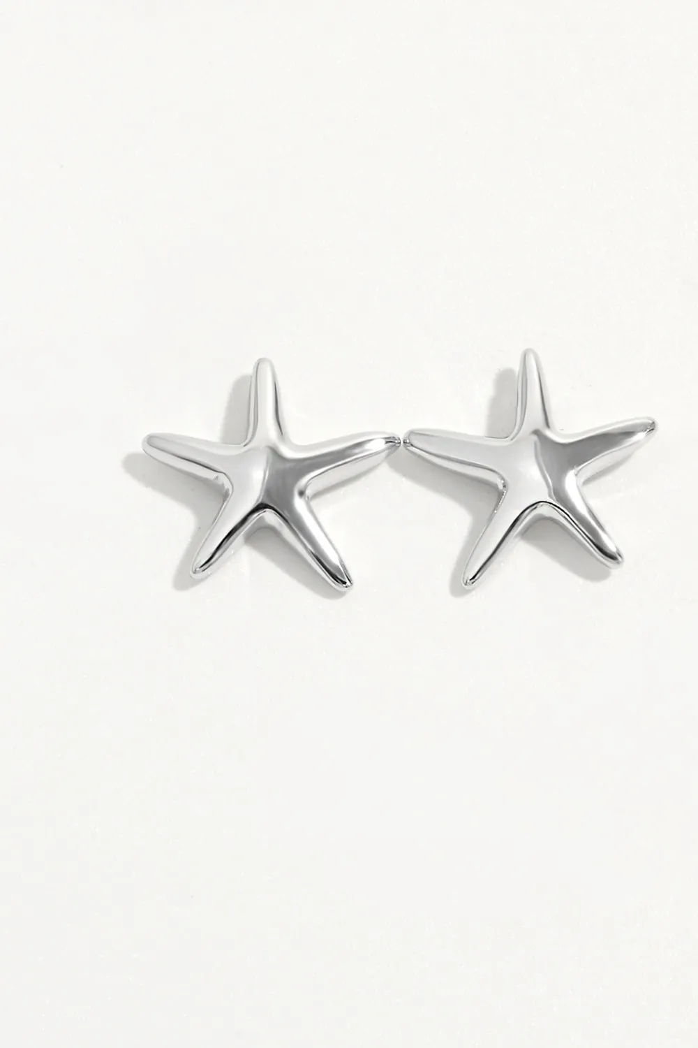925 Sterling Silver Star Stud Earrings, image 3