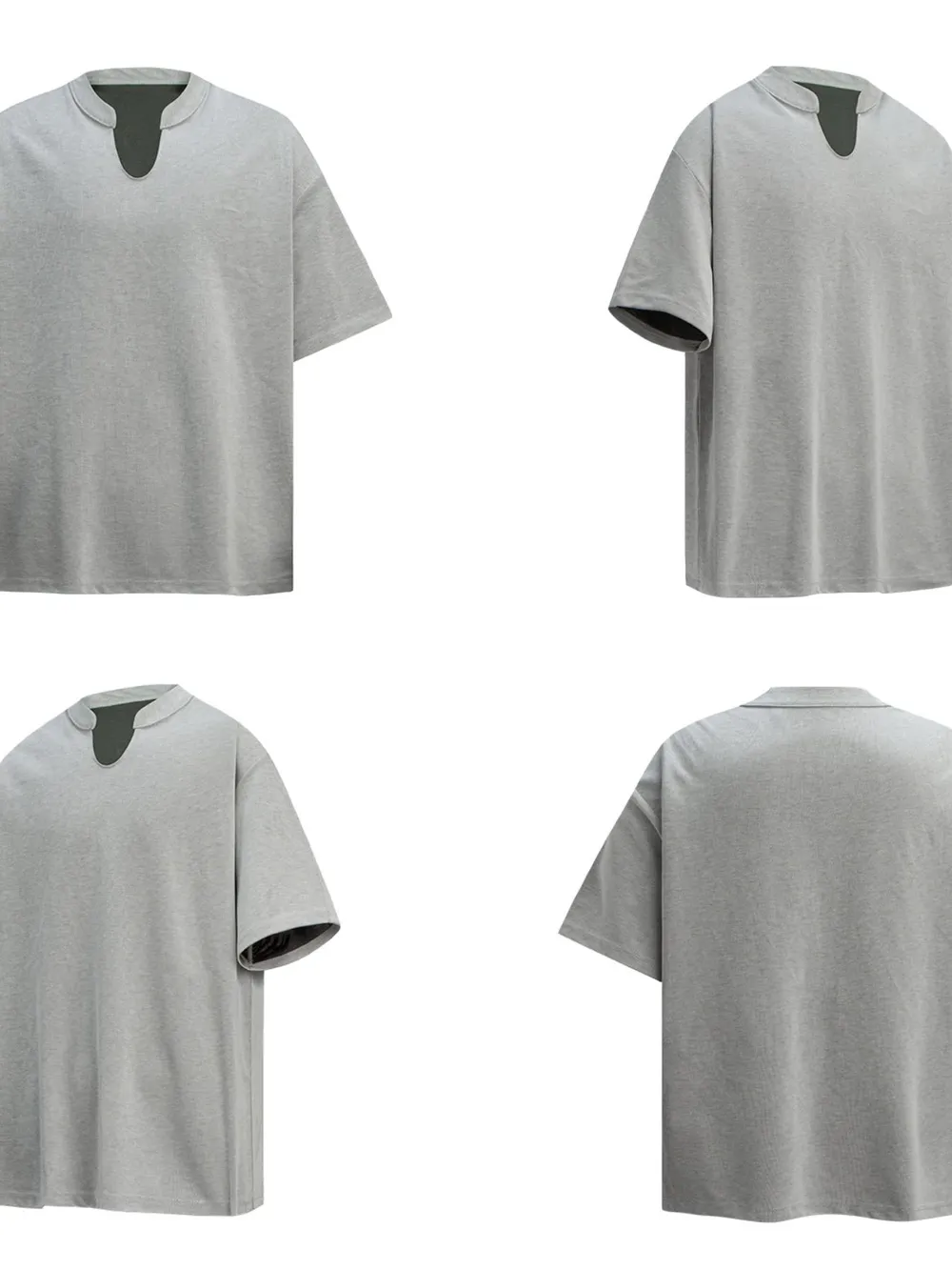 Men's Lightweight Breathable Notched T-Shirt, image 5