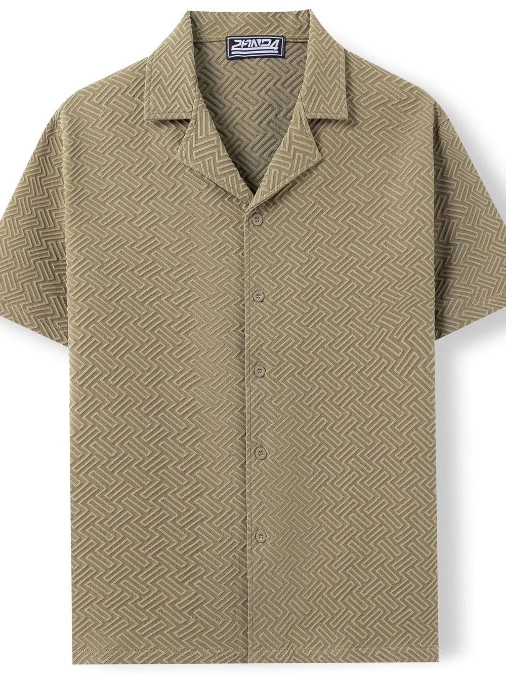 Men's Plus Size Button Down Short Sleeve Shirt, image 5