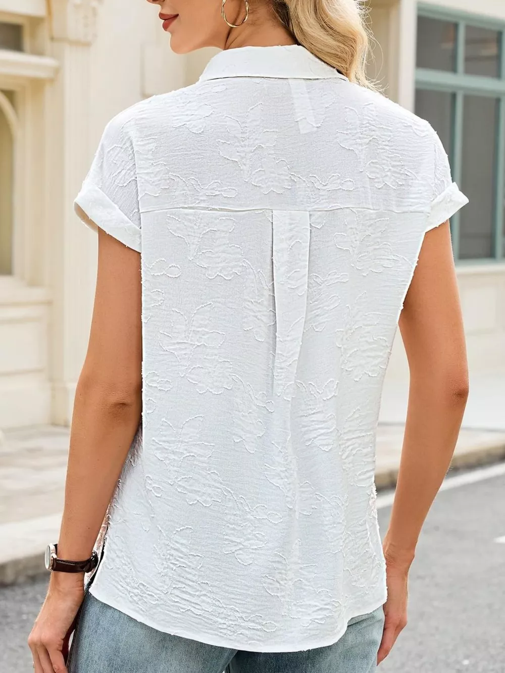Short Sleeve Button-Down Shirt, image 15