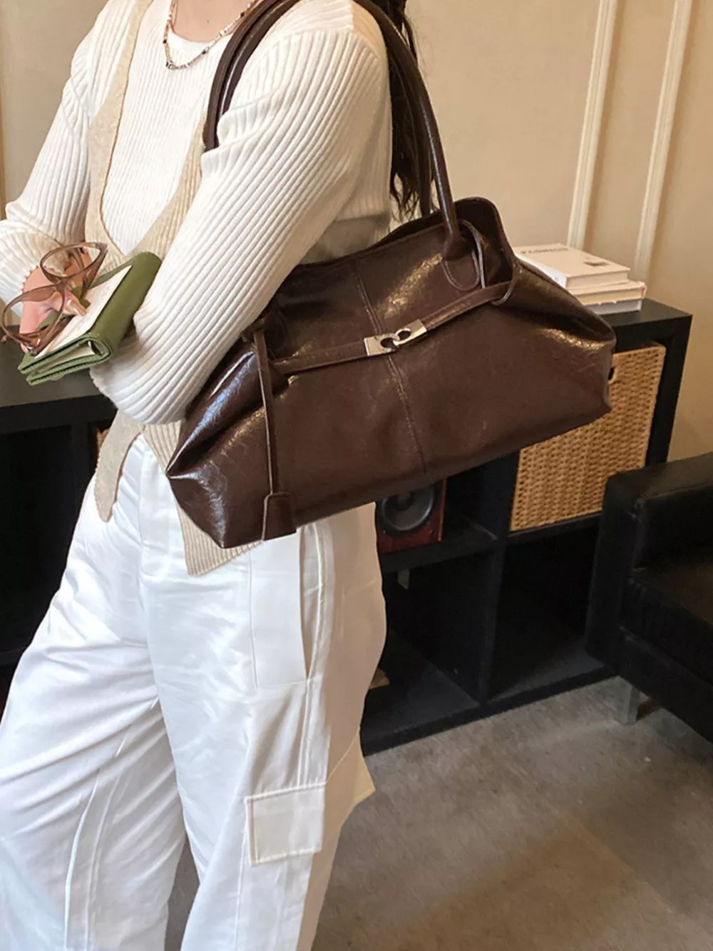 PU Leather Shoulder Bag, image 7