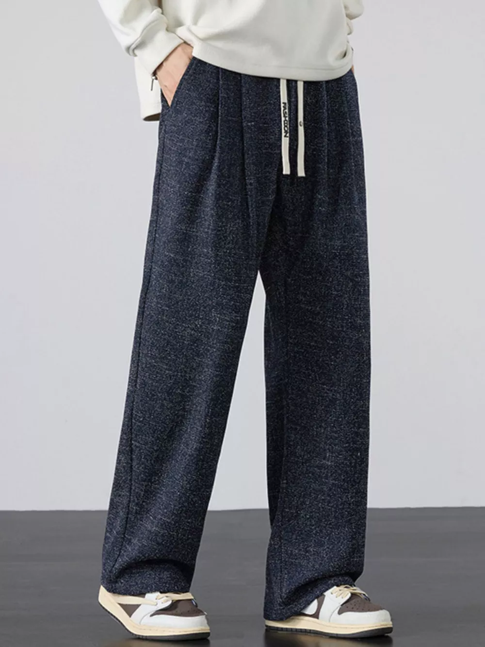 Men's Plus Size Casual Wide Leg Pants, image 8