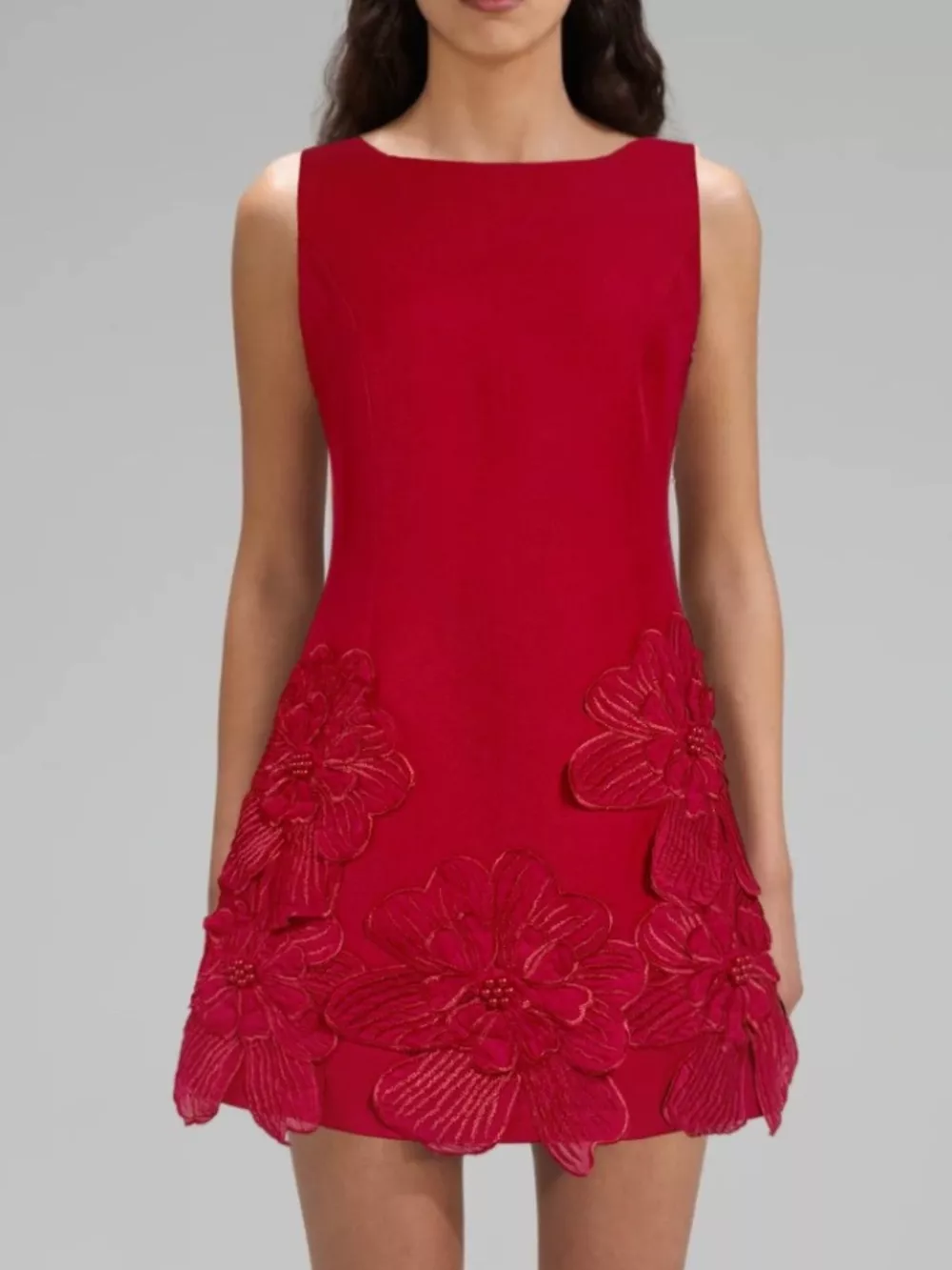 Flower Round Neck Sleeveless Dress, image 6