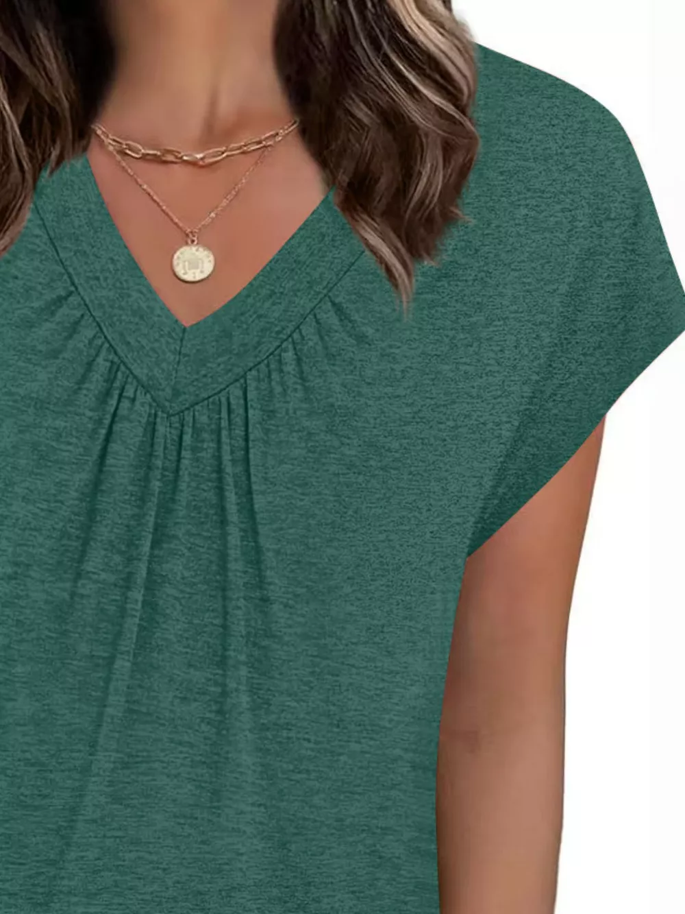 V-Neck Relaxed Fit T-Shirt, image 7