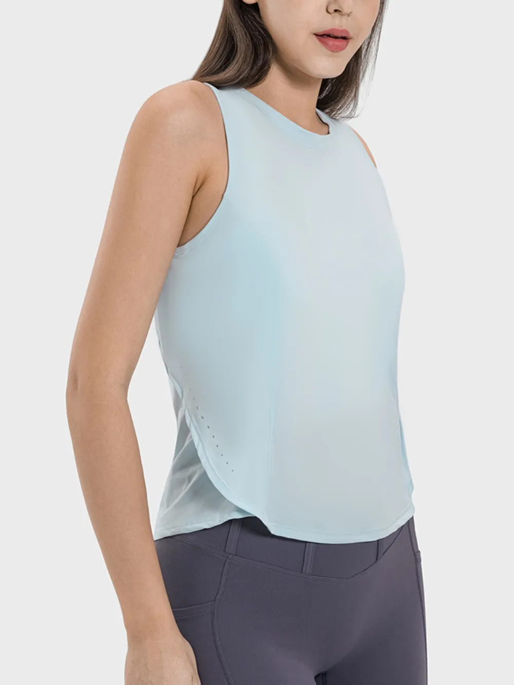 Round Neck Active Tank, image 8