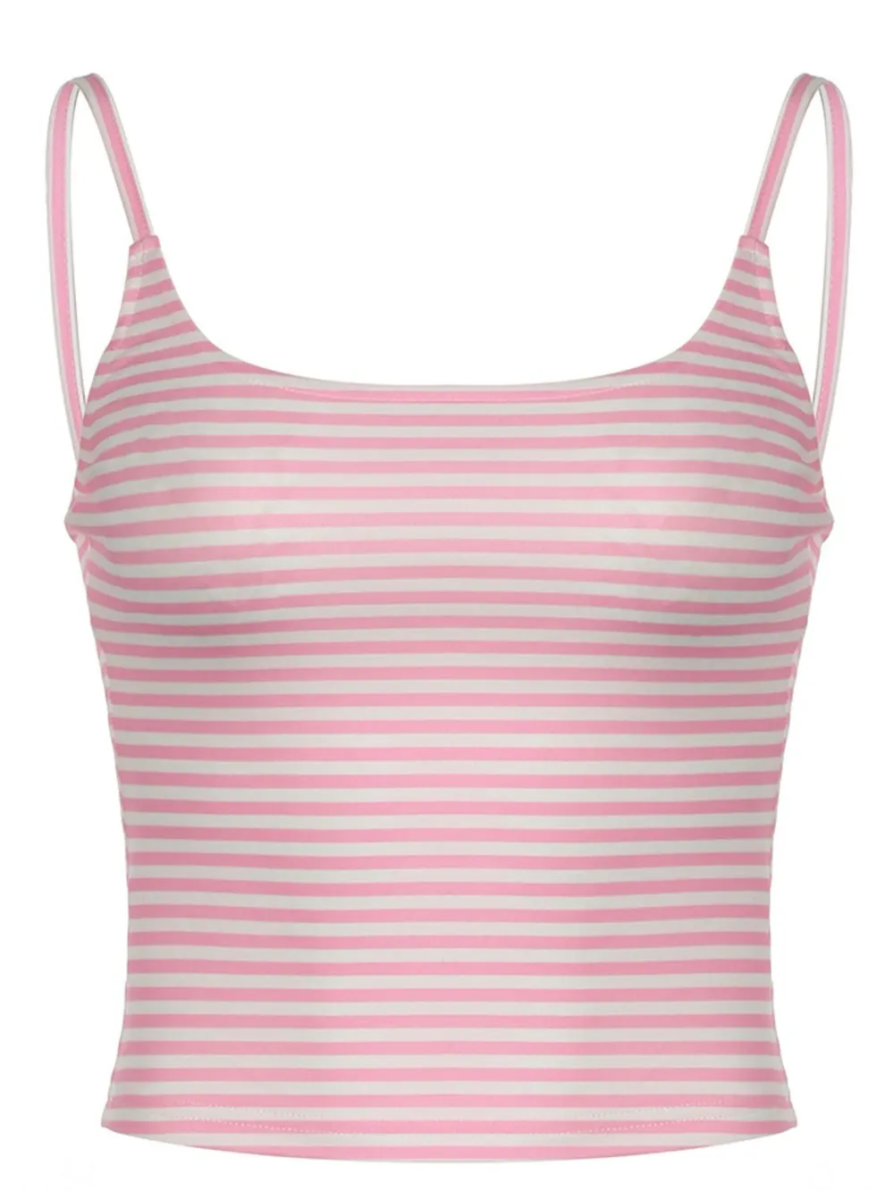 Striped Scoop Neck Cami, image 4