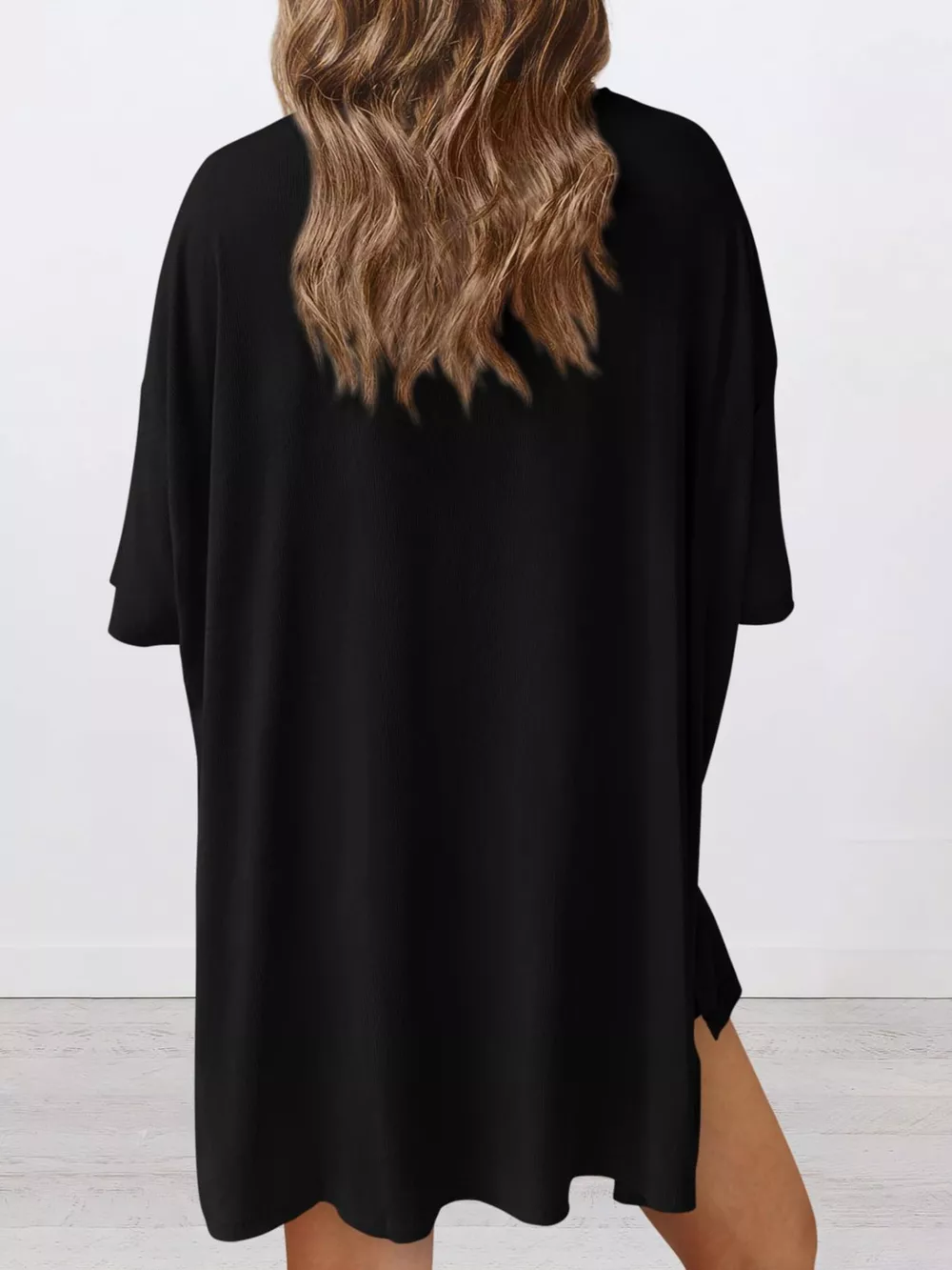 Full Size Half Sleeve T-Shirt and Shorts Set Plus Size, image 14