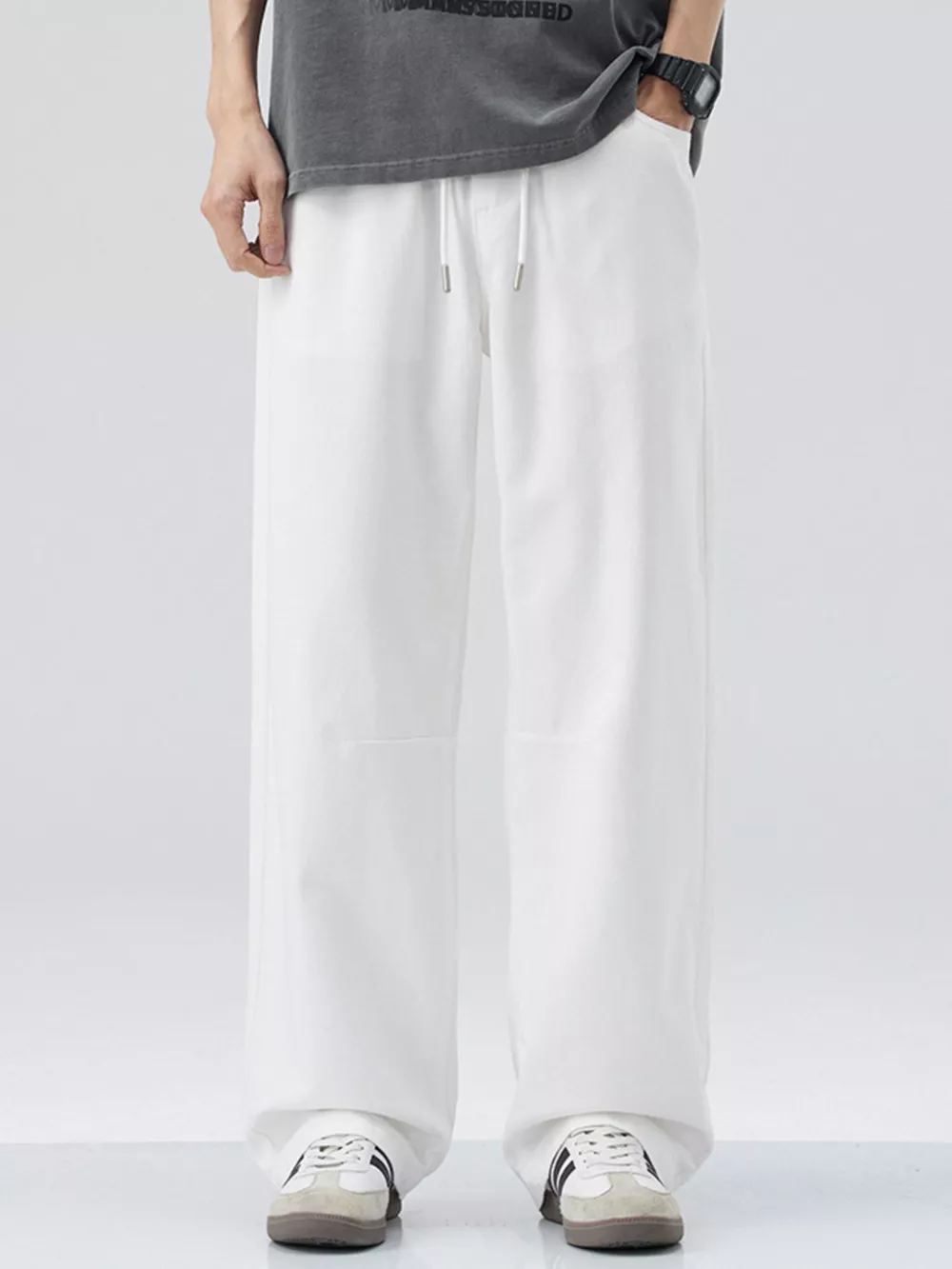 Men's Wide Leg Casual Pants, image 10