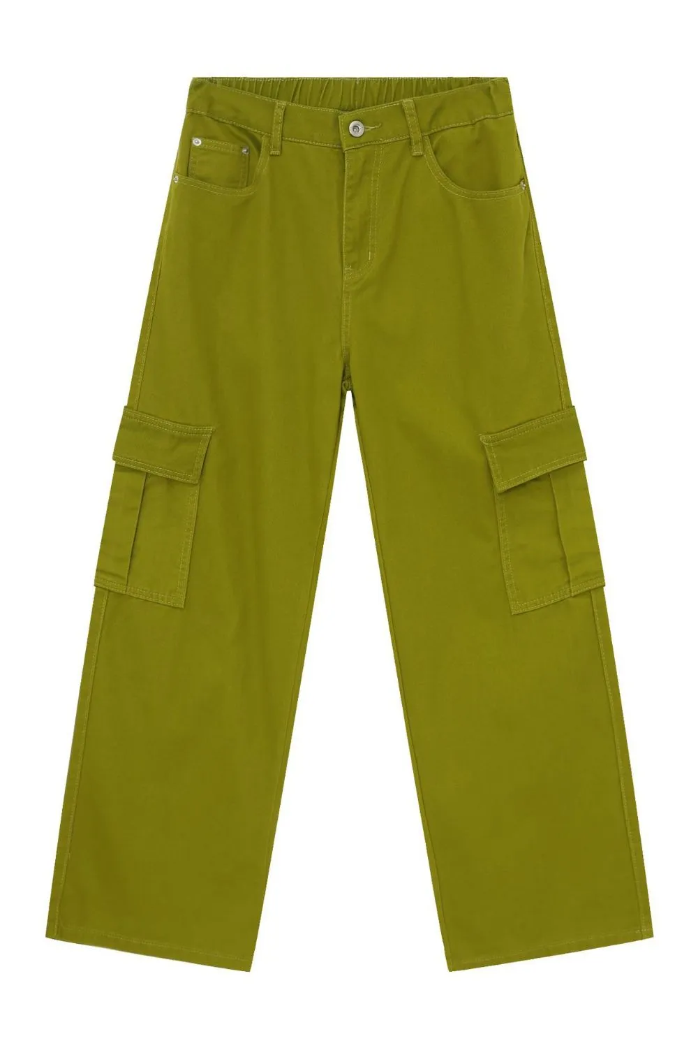 Men's Mid Rise Jeans with Cargo Pockets, image 3