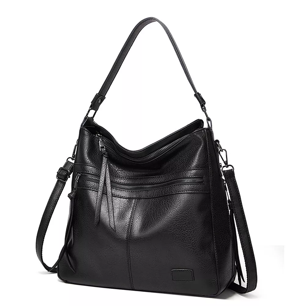 PU Leather Hobo Handbag, image 8