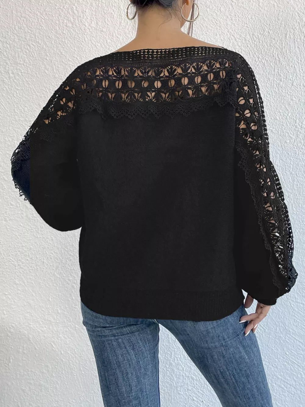 Crochet Long Sleeve Sweater, image 7