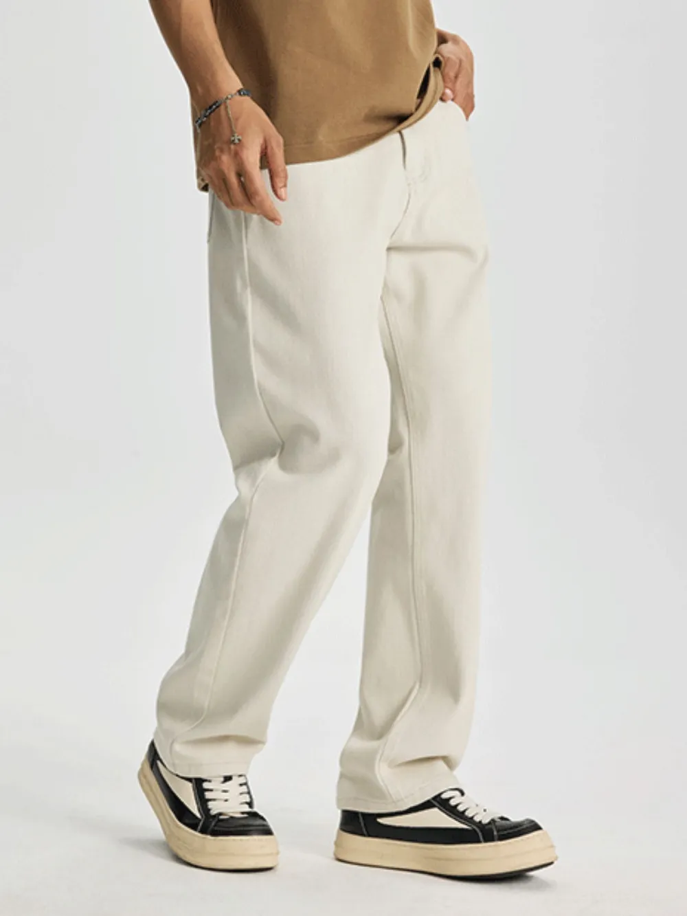 Men's Wide Leg Jeans, image 2