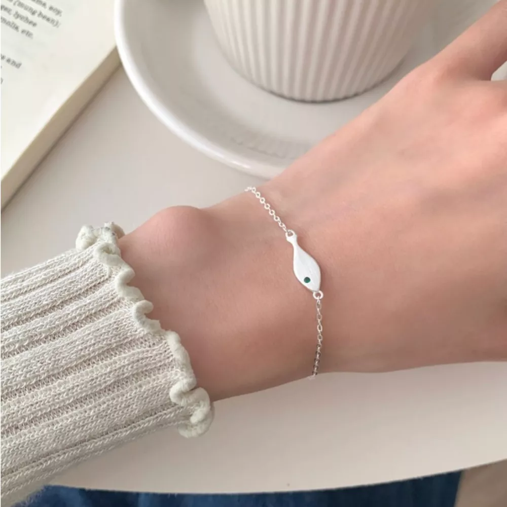 925 Sterling Silver Fish Bracelet, image 5