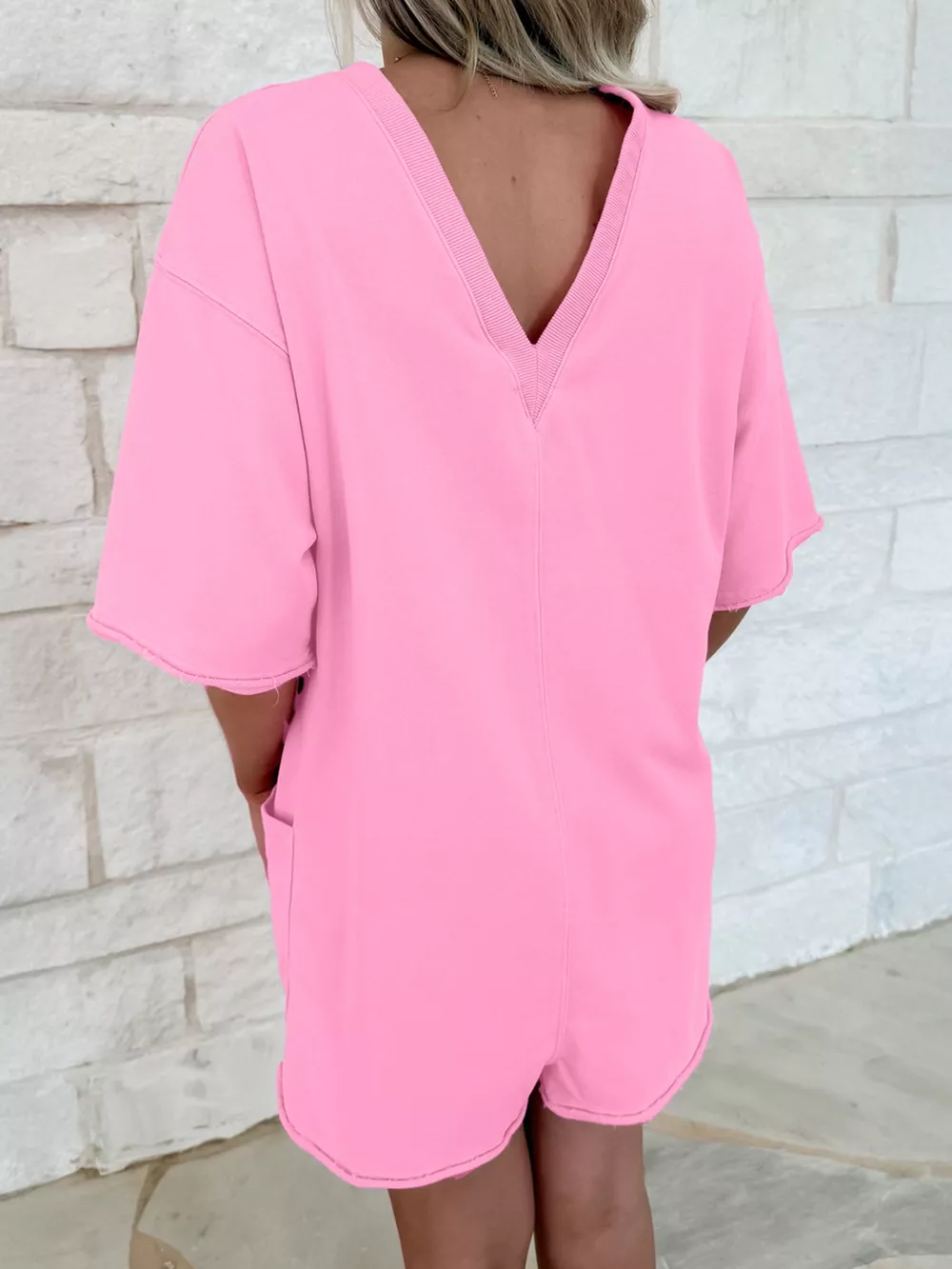 Casual Loose Half Sleeve Romper, image 2