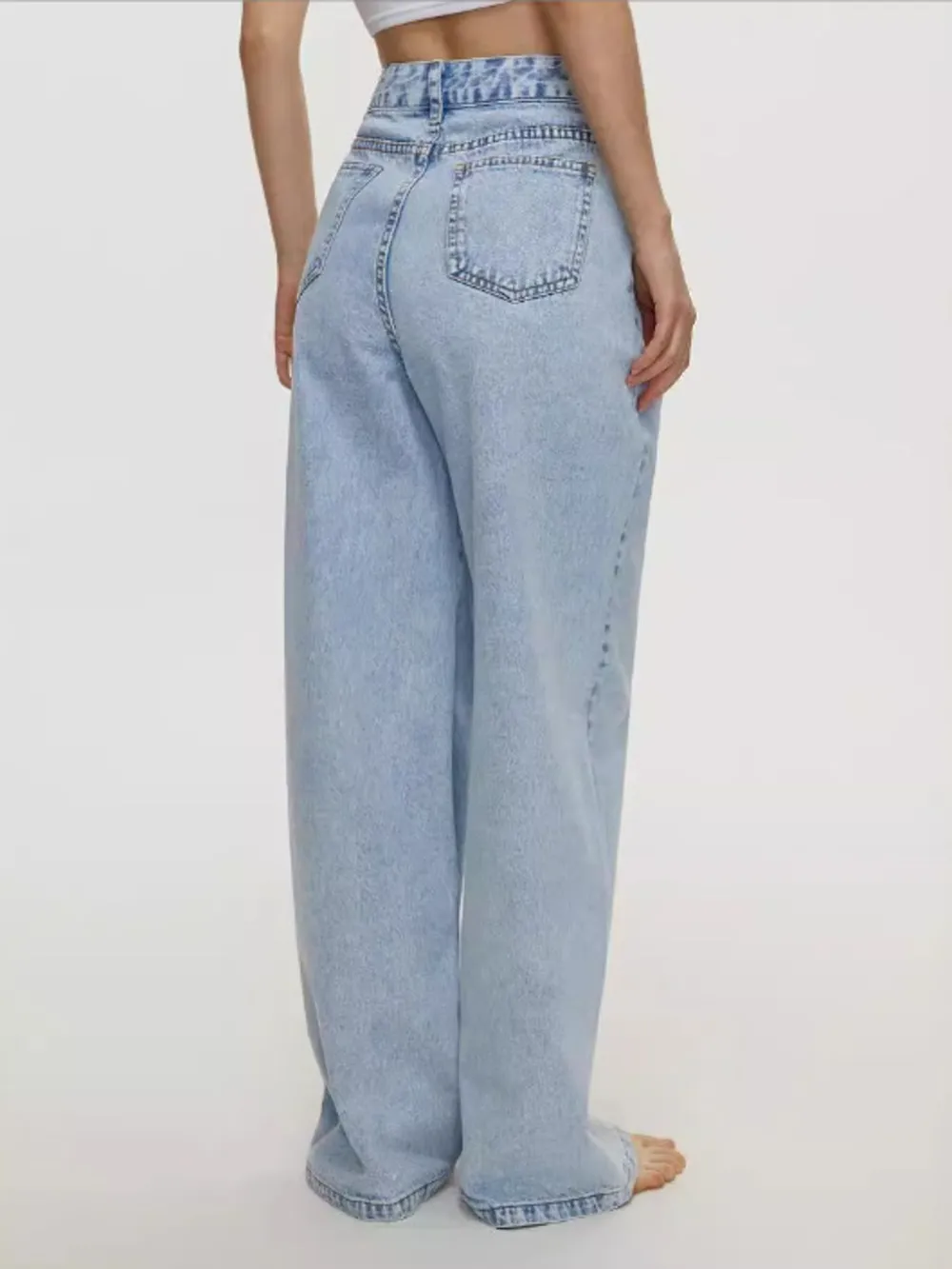 High-Waisted Wide Leg Jeans, image 5