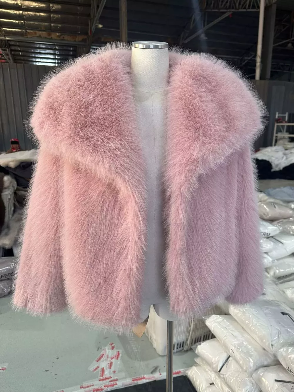Fox Fur Collar Winter Outerwear, image 13