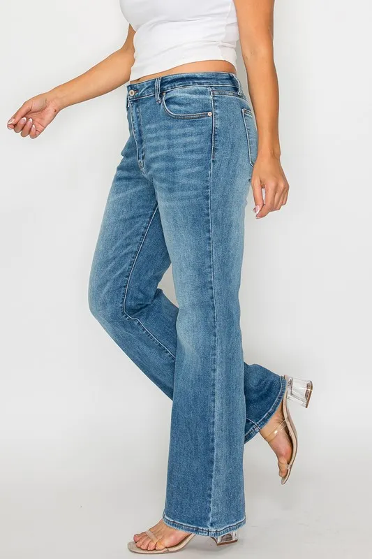 Full Size Cat's Whiskers Mid Rise Bootcut Jeans, image 6