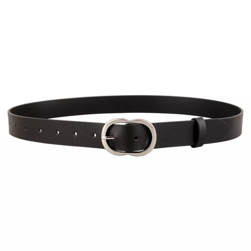Skinny Belt with Oval Buckle, image 5