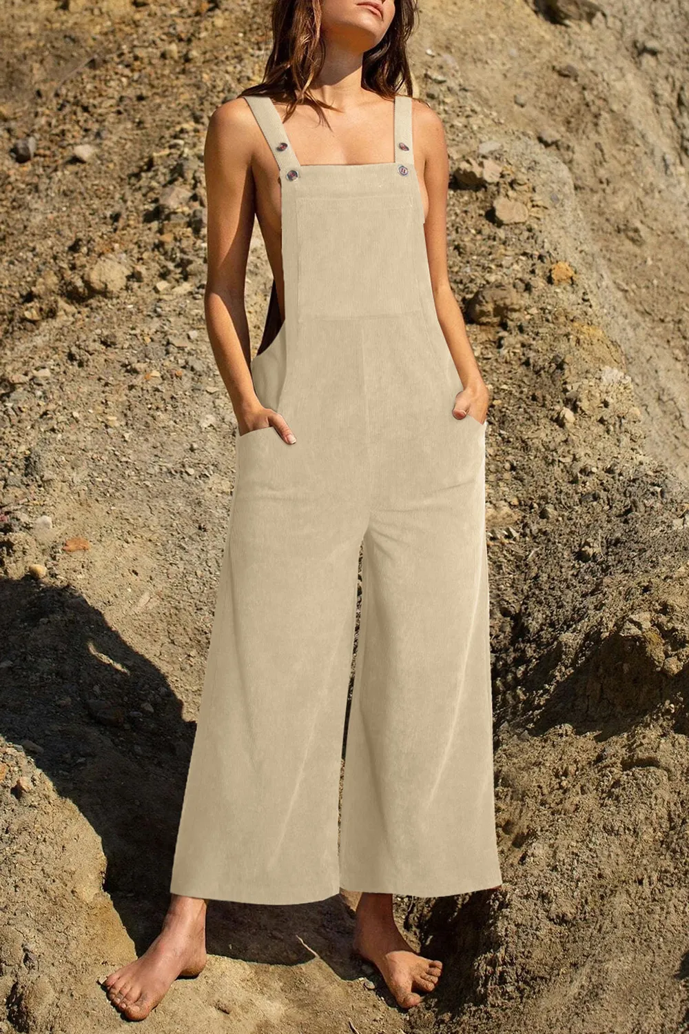 Pocketed Wide Leg Overall, image 11