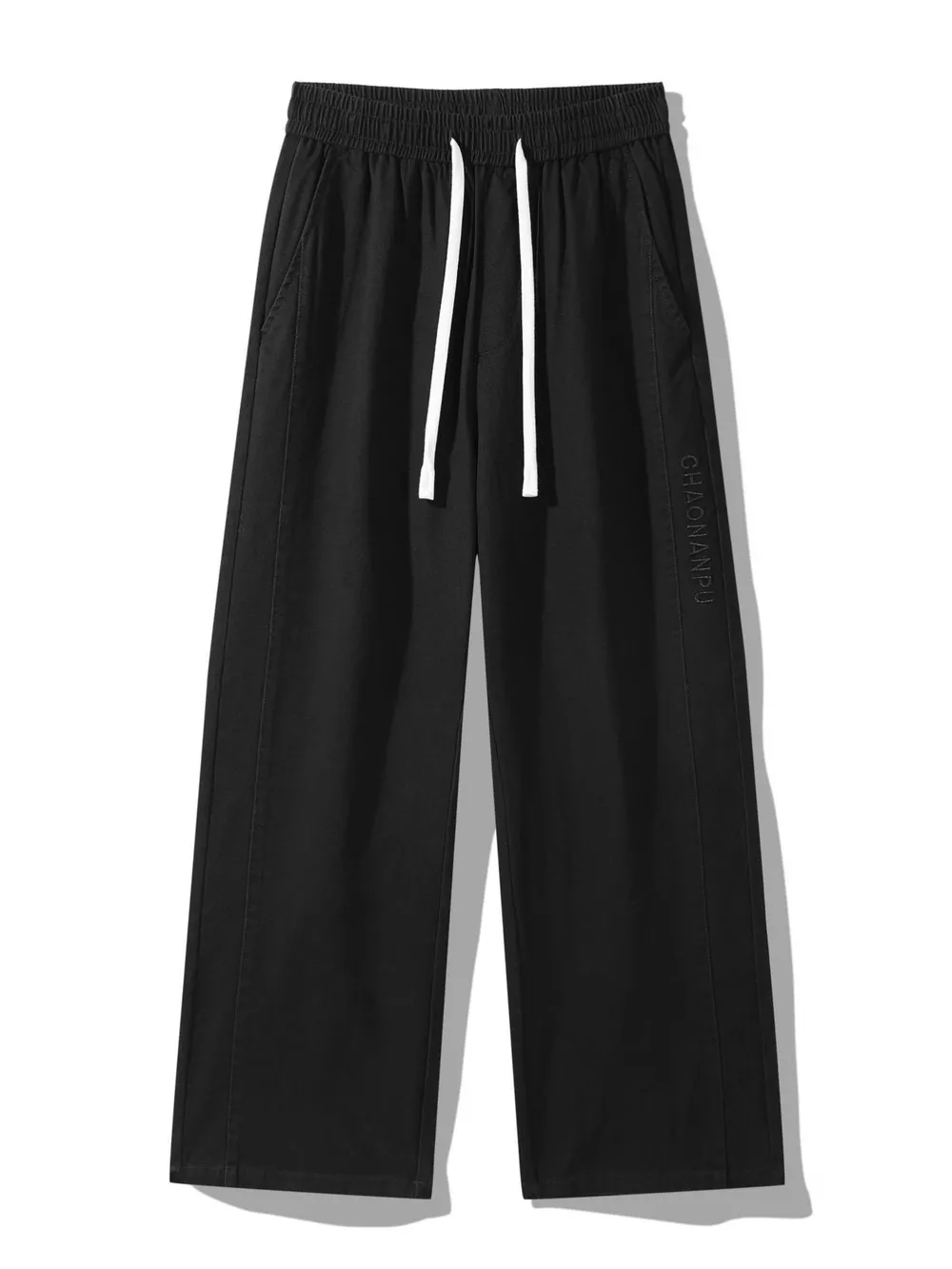 Men's Plus Size Drawstring Wide Leg Pants, image 12