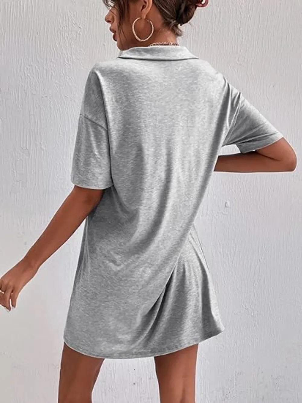 Johnny Collar Short Sleeve Polo Dress, image 6