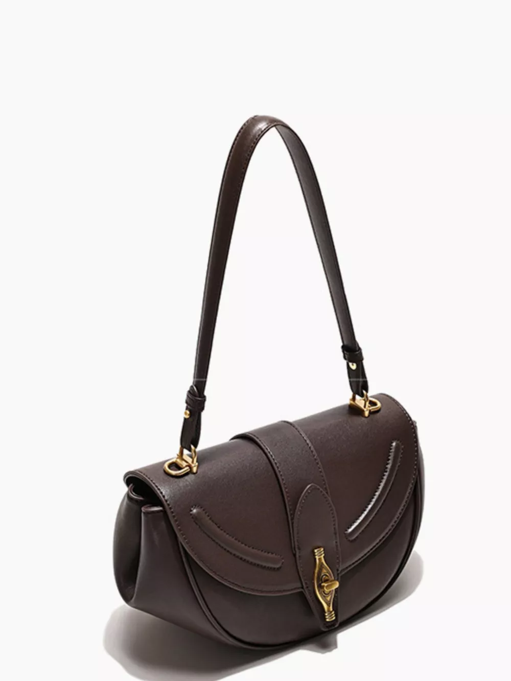 Vintage Saddle Shoulder Bag, image 9