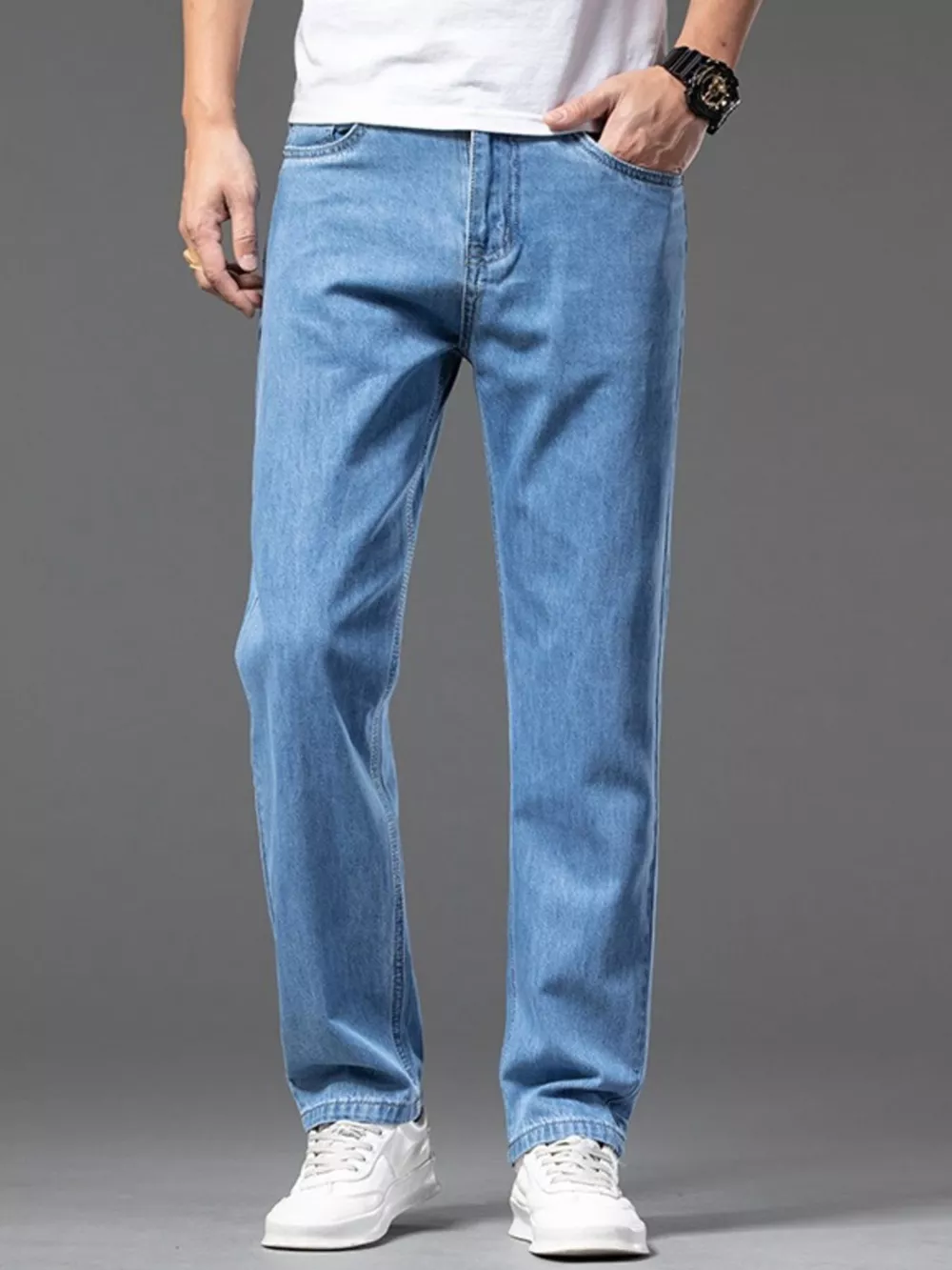 Men's Straight-Leg Jeans, image 5