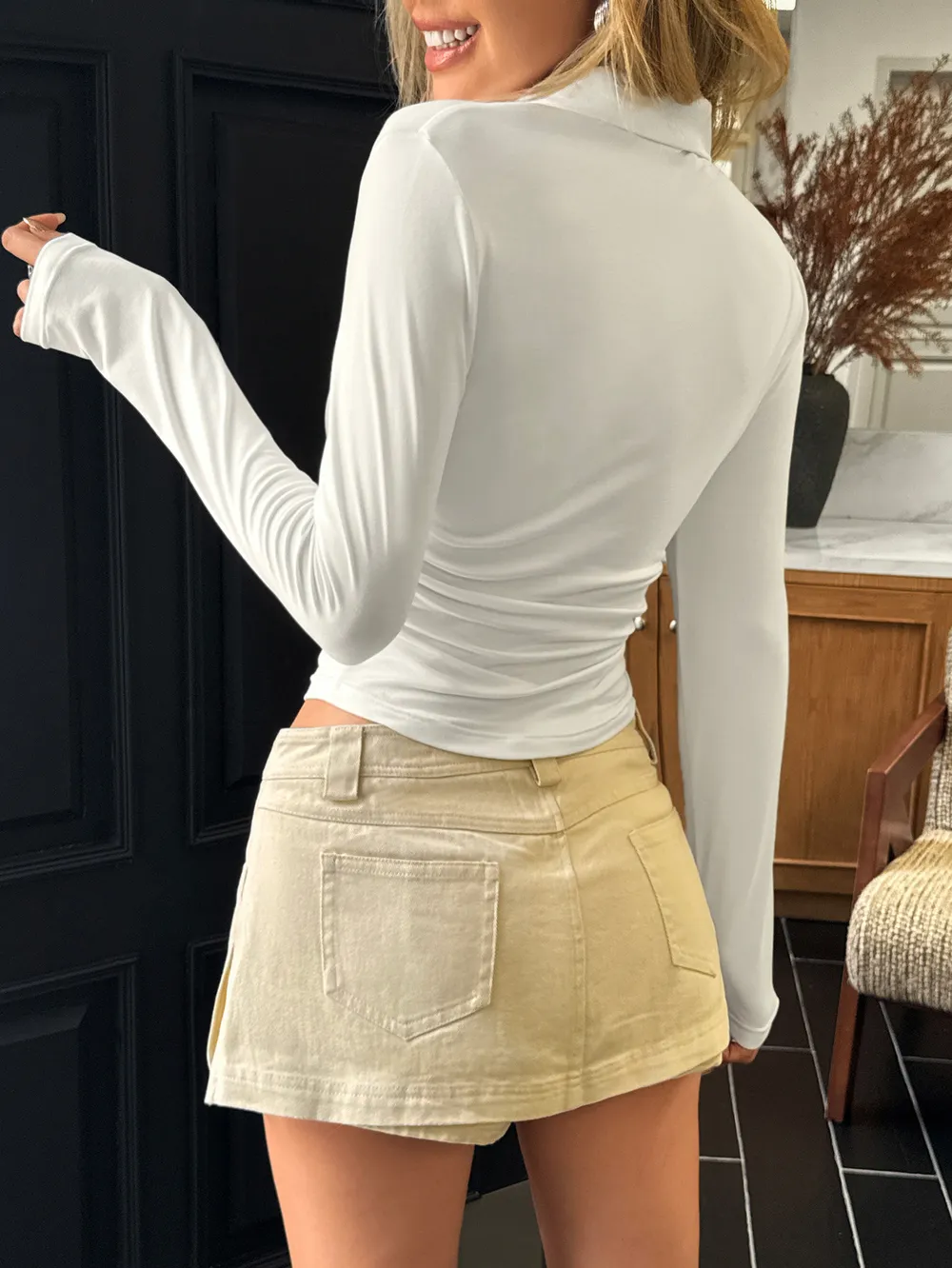 Johnny Collar Long Sleeve T-Shirt, image 4