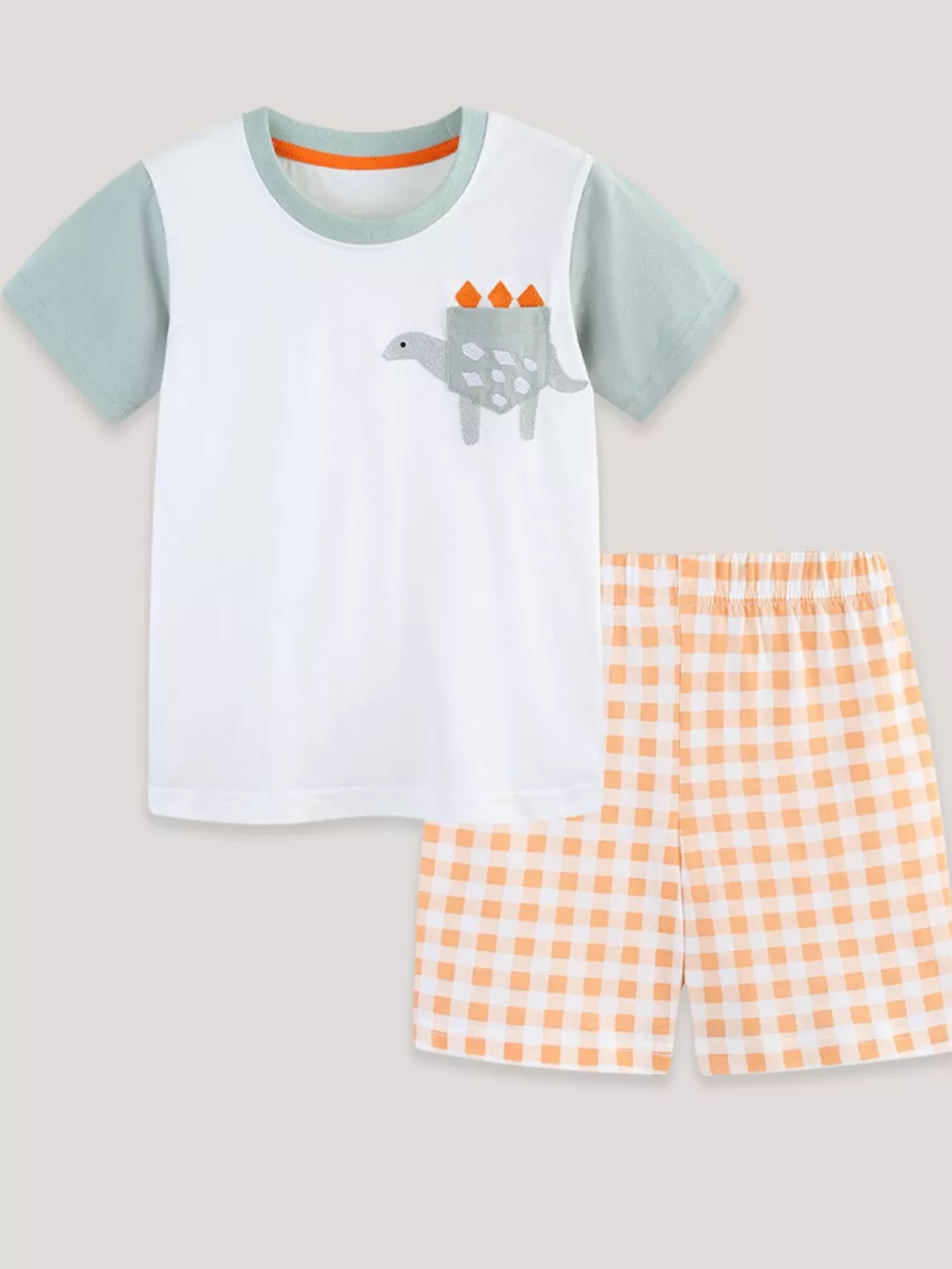 Children's Dinosaur Short Sleeve Tee and Shorts Set, image 2