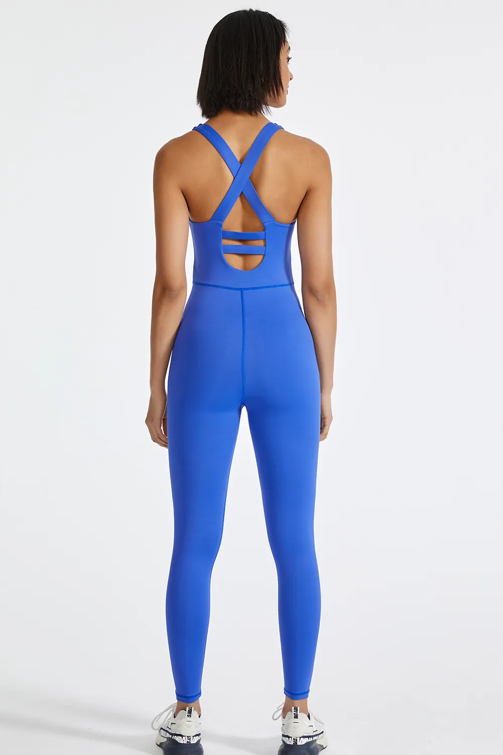 Crisscross Back Wide Strap Active Jumpsuit, image 7