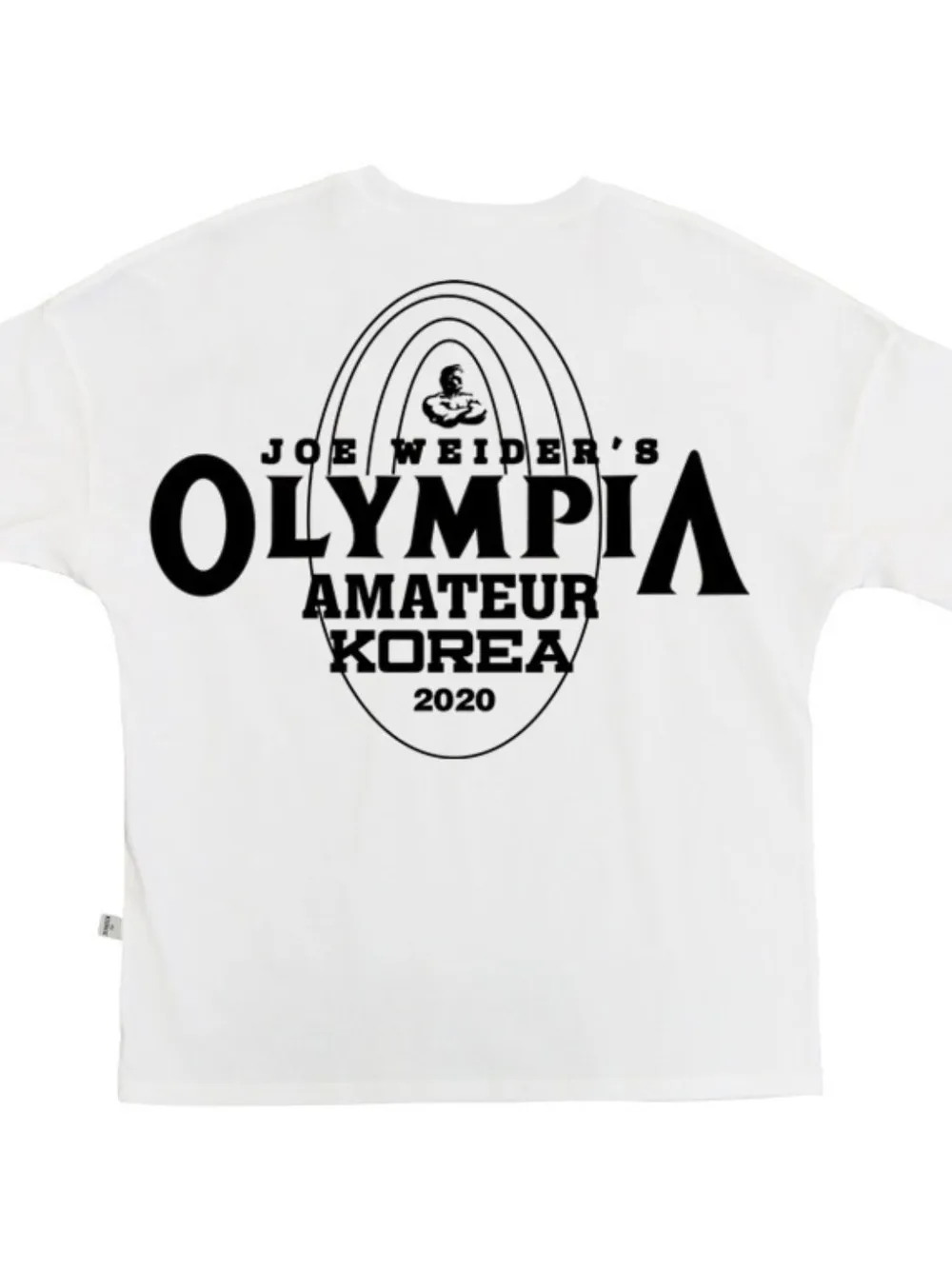 Men's Plus Size Letter Round Neck Short Sleeve T-Shirt, image 5