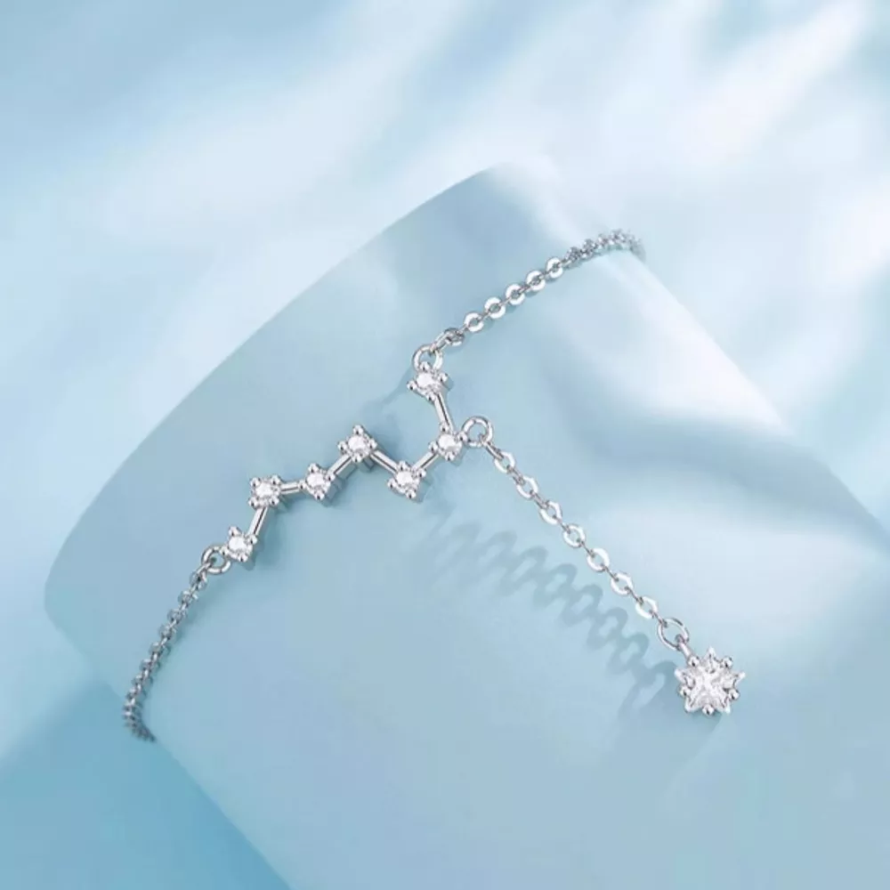 925 Sterling Silver Zircon Anklet Bracelets