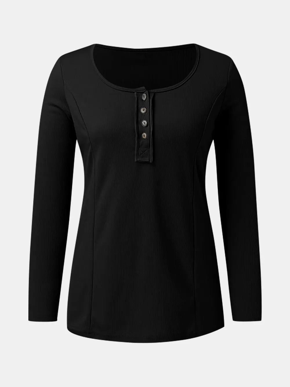 Full Size Scoop Neck Long Sleeve T-Shirt, image 14